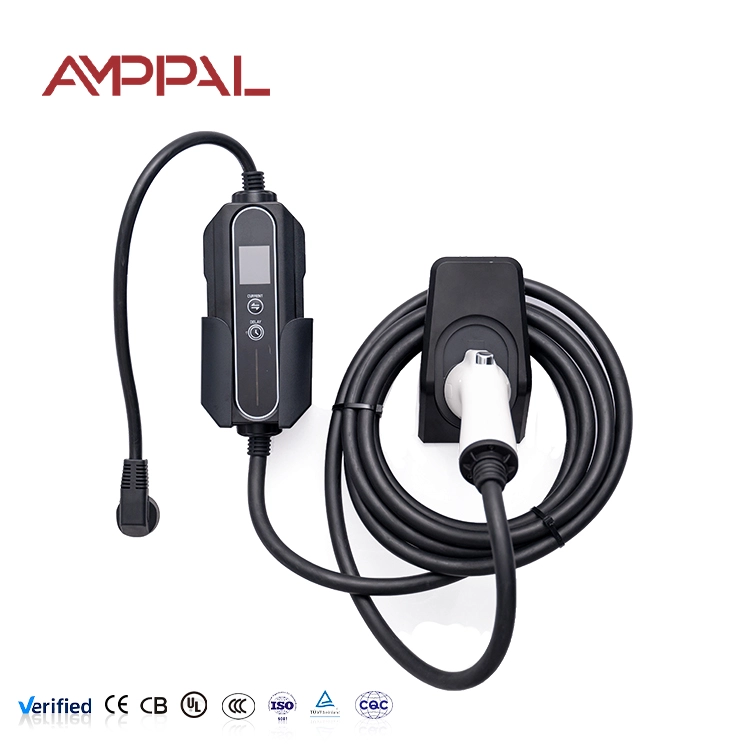 प्रवास आणि होम चार्जिंगसाठी ॲक्रेलिक डिझाइनसह 11kW पोर्टेबल AC EV चार्जर