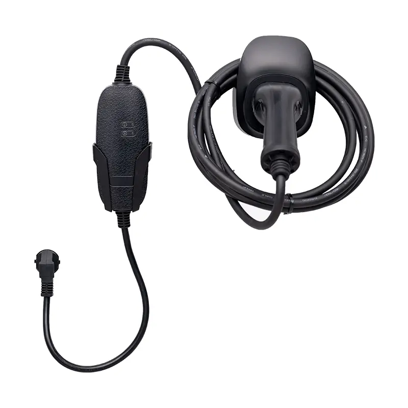 घर आणि प्रवासासाठी ॲक्रेलिक हाउसिंगसह 3.5kW पोर्टेबल AC EV चार्जर