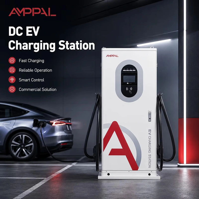 सार्वजनिक पार्किंगसाठी 40kW कमर्शियल इंटिग्रेटेड DC EV चार्जिंग स्टेशन