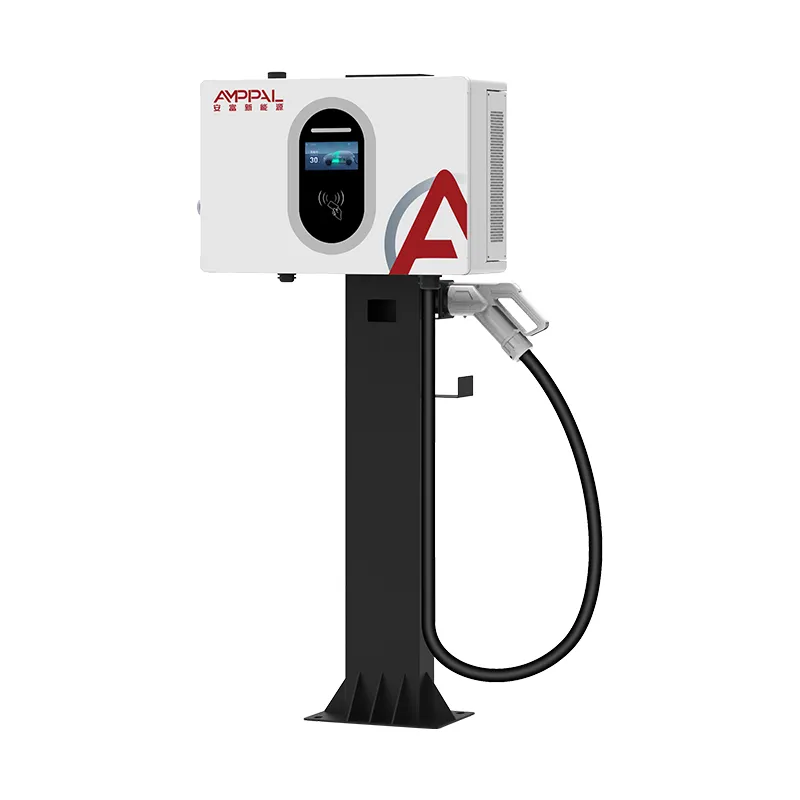 घर आणि कामाच्या ठिकाणी 7kW वॉल-माउंट केलेले DC EV फास्ट चार्जर